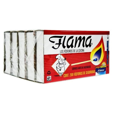 Cerillos Flama 5 cajas  con 200 pzas