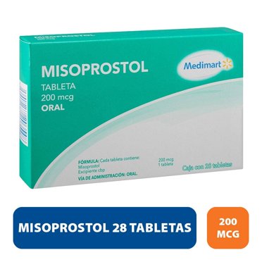 Misoprostol Medimart 200 mcg 28 tabletas