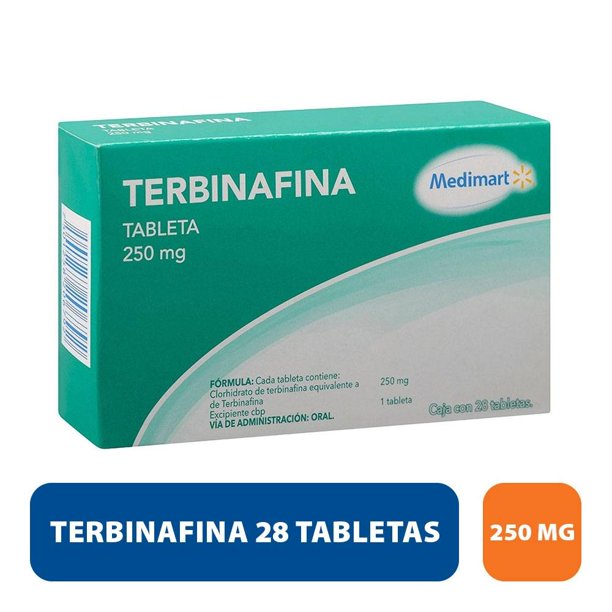 Terbinafina Medimart 250 mg 28 tabletas