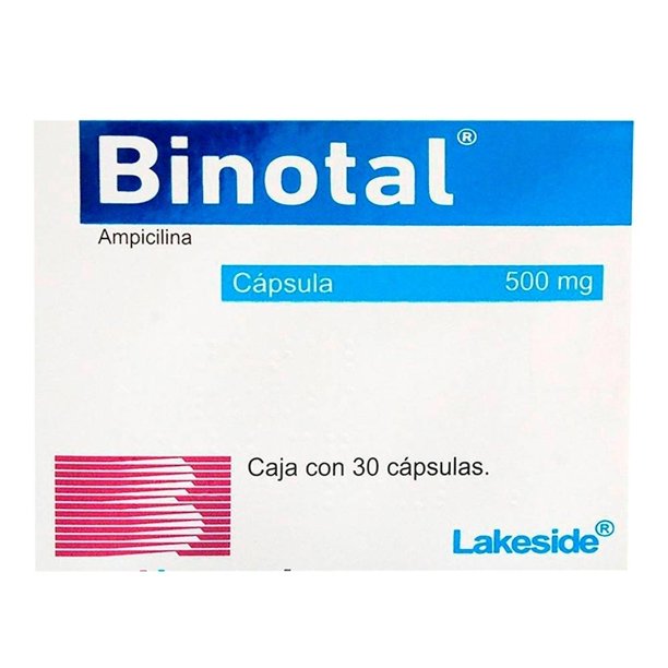 Binotal Ampicilina 500 g 30 tabletas