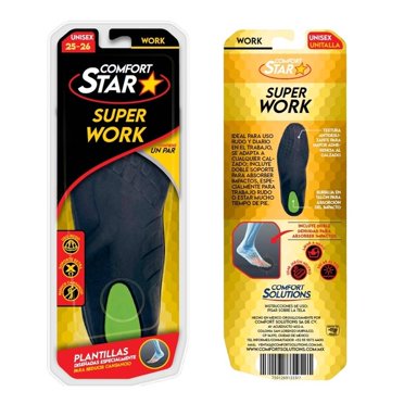 Plantilla Comfort Star Talla 25 a 26 Vino 1 Par