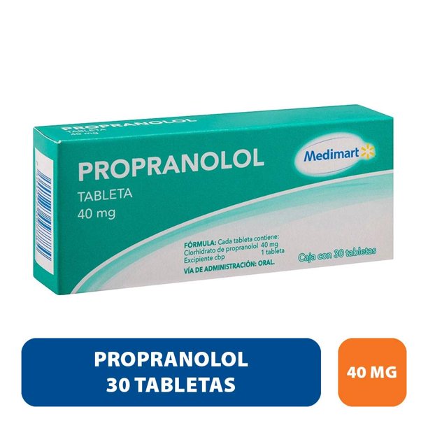 Propranolol Medimart 40 mg 30 tabletas