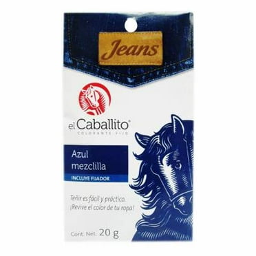 Colorante para telas El Caballito azul mezclilla 20g