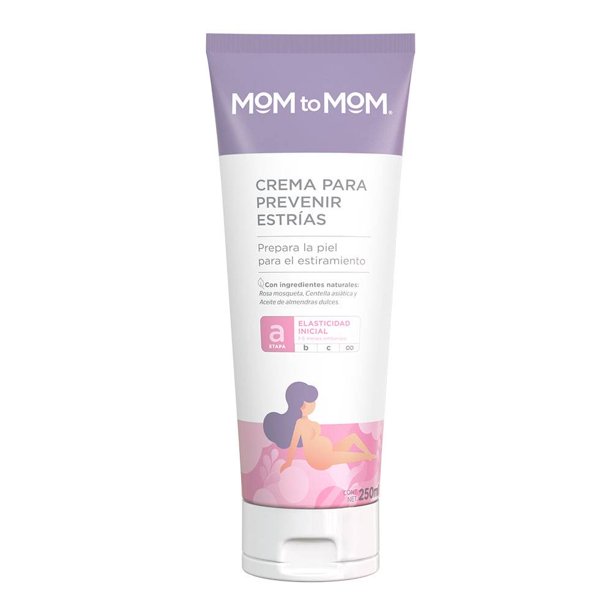 Crema corporal Mom to Mom etapa A para prevenir estrías 250 ml