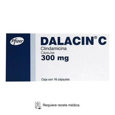 Dalacin C Clindamicina 300 mg 16 cápsulas