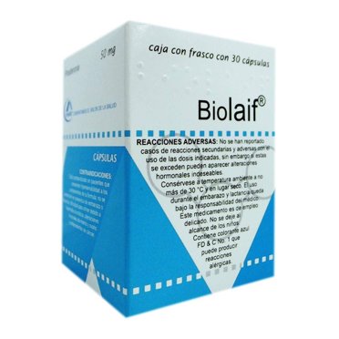 Biolaif 50 mg 30 cápsulas