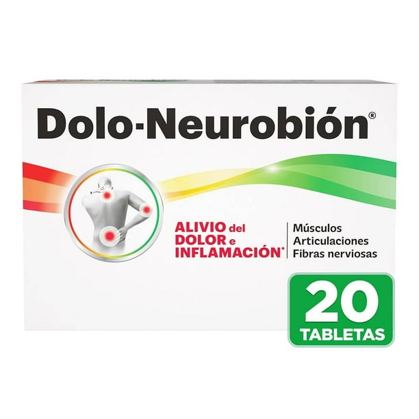 DOLO NEUROBION OTC CON 20 TABS Dolo-Neurobión 20 tabletas