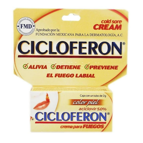 Cicloferon crema color piel 2 g