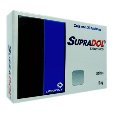 Supradol 10 mg tabletas 20 pzas