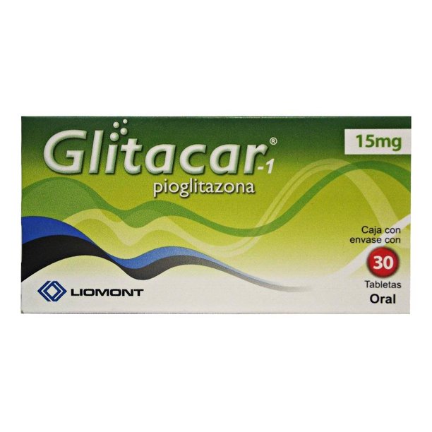 Glitacar 15 mg 30 tabletas