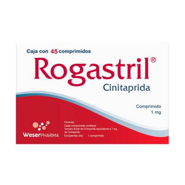 Rogastril 1 mg comprimidos 45 pzas