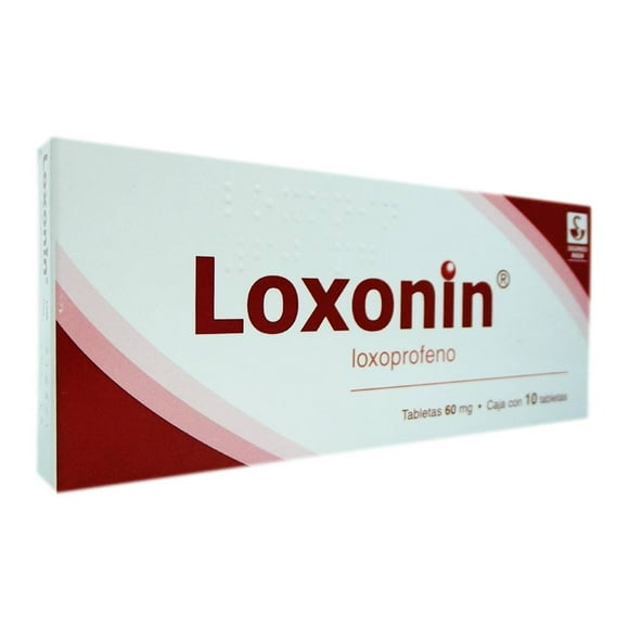 Loxonin tabletas 10 pzas de 60 mg c/u