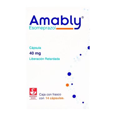 Amably Esomeprazol 40 mg  liberación retardada 14 cápsulas