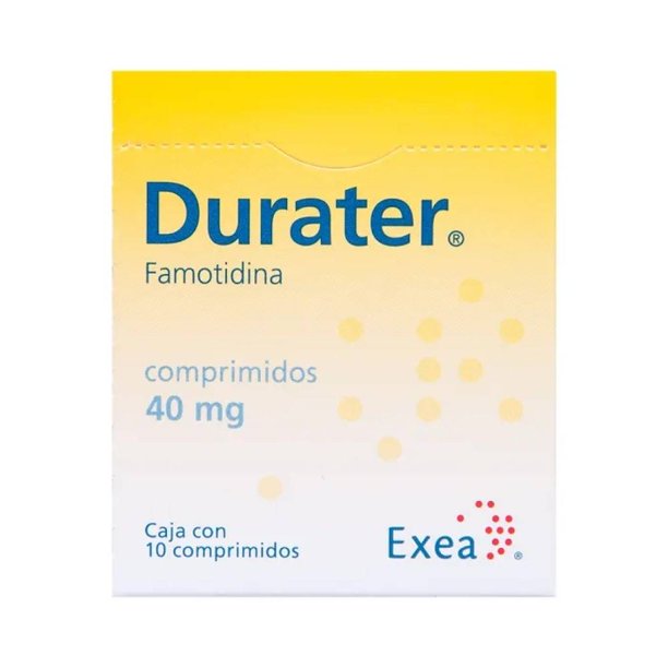 Durater Famotidina 40 mg 10 comprimidos