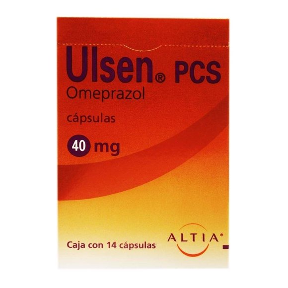 Ulsen PCS Omeprazol 40 mg 14 cápsulas