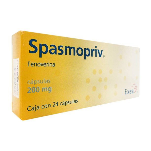 Spasmopriv 200 mg, 24 cápsulas