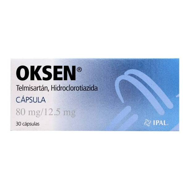 Oksen 80 mg/12.5 mg, 30 cápsulas