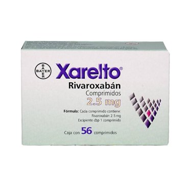 Xarelto Rivaroxabán 2.5 mg 56 comprimidos