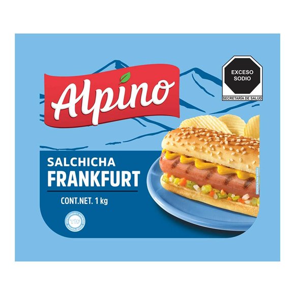 Salchicha de pavo Alpino frankfurt 1 kg