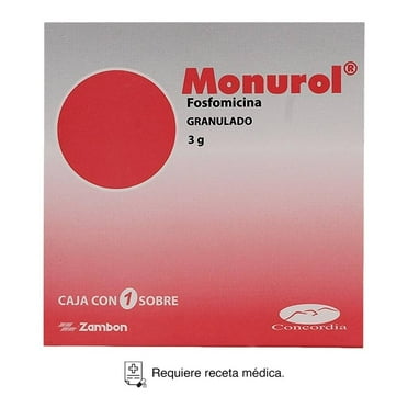 Monurol Fosfomicina 3g granulado 1 sobre