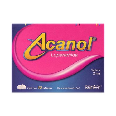 Acanol Loperamida 2 mg 12 tabletas