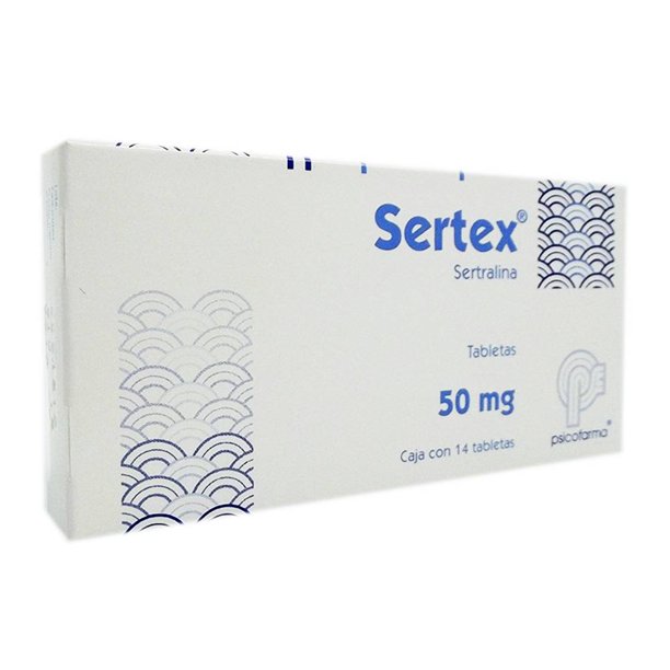 Sertex 50 mg tabletas 14 pzas