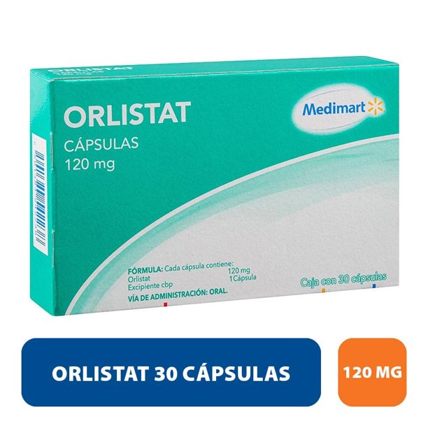 Orlistat Medimart 120 mg 30 cápsulas