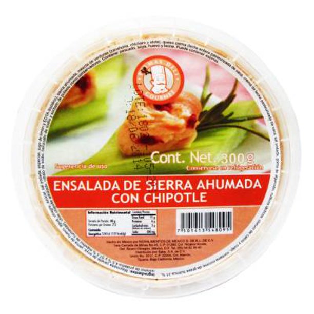 Ensalada Palmas Deli sierra ahumada con chipotle 300 g