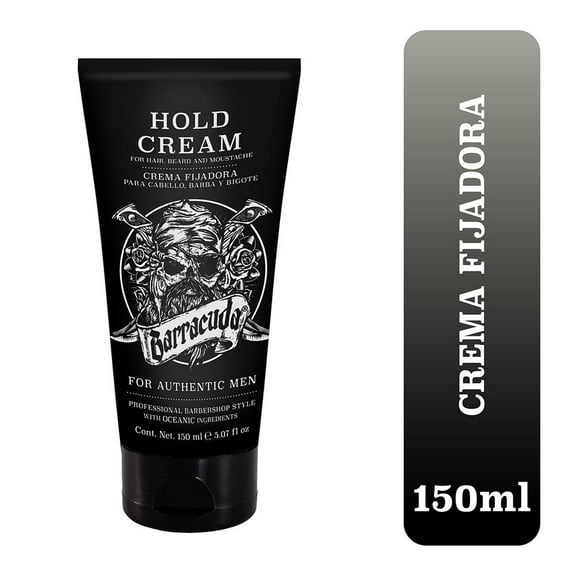 Crema fijadora Barracuda para cabello, barba y bigote 150 ml