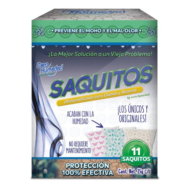 Deshumidificador Cero Humedad Saquitos 15 gr