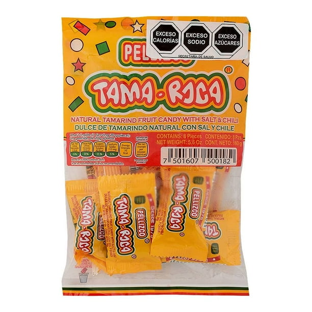 Tamarindo Tama Roca Pellizco con sal y chile 8 pzas