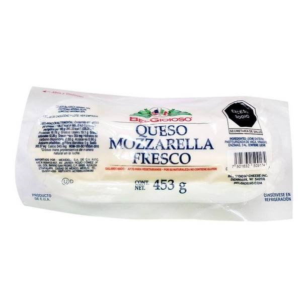 Queso mozzarella Belgioioso 453 g
