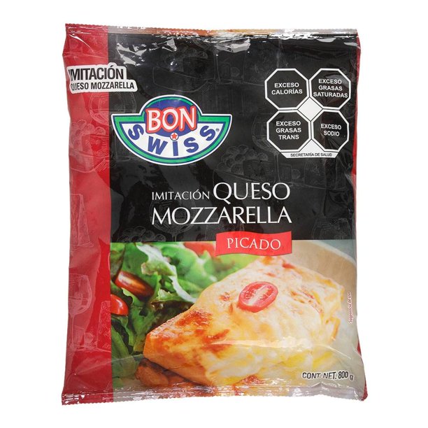 Imitación queso mozzarella Bon Swiss picado 800 g