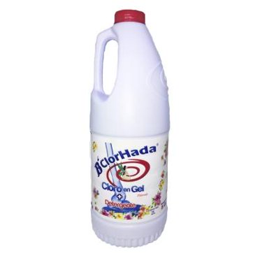 Blanqueador B'ClorHada en gel con detergente floral 2 l