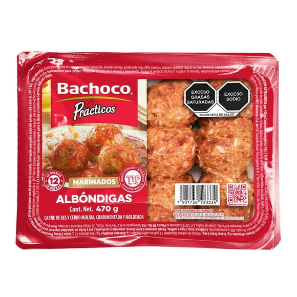 Albóndigas Practi Rico congeladas 470 g con 12 pzas congelado