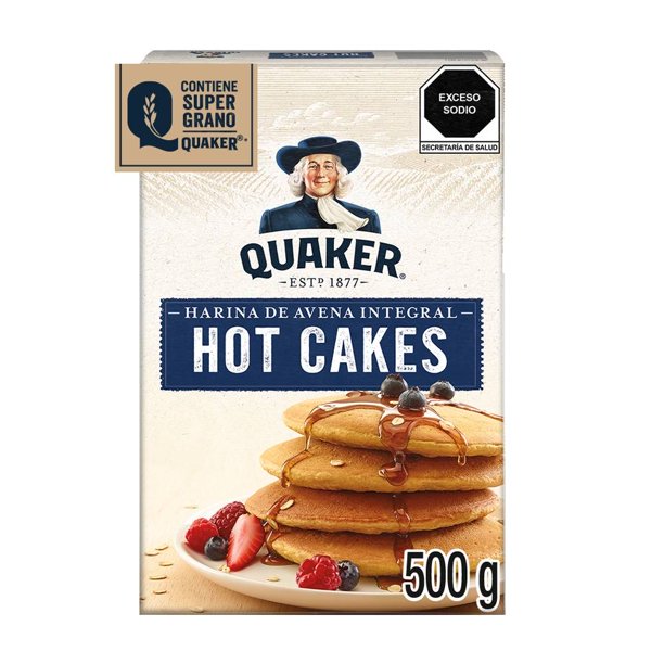 Harina de avena Quaker para hot cakes  500 g