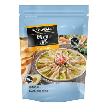 Camarón crudo mediano Marketside 454 g congelado