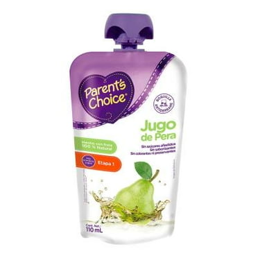 Jugo de pera Parent's Choice etapa 1 para lactantes 110 ml