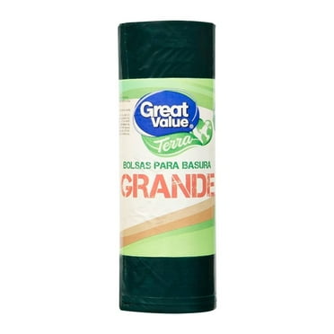 Bolsas para basura Great Value Terra grande 14 pzas