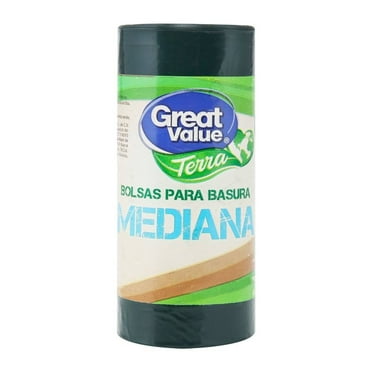 Bolsas para basura Great Value Terra mediana 20 pzas