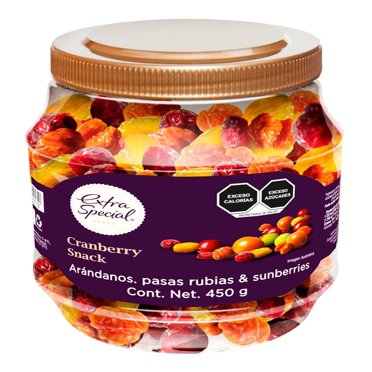 Mix de semillas Extra Special arándanos, pasas rubias y sunberries 450 g