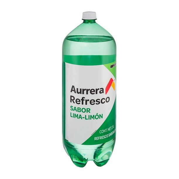 Refresco Aurrera sabor lima-limón 3 l