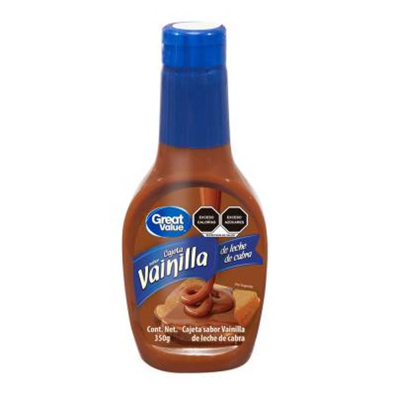 Cajeta Great Value sabor vainilla de leche de cabra 350 g