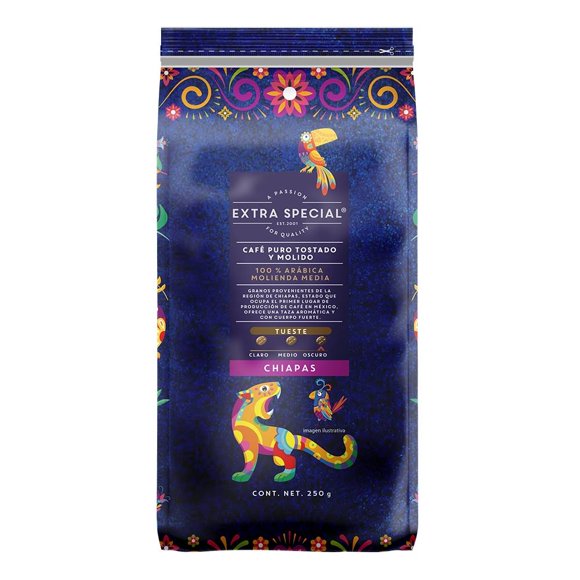 Café Extra Special Chiapas molido tostado 250 g