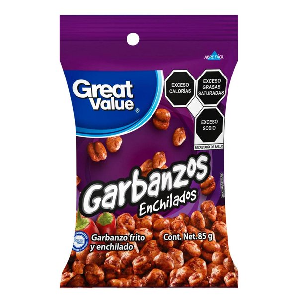 Garbanzos Great Value enchilados 85 g