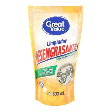 Limpiador desengrasante Great Value repuesto con aroma limón 500 ml