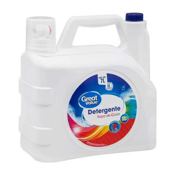 Detergente líquido Great Value para ropa de color 7 l