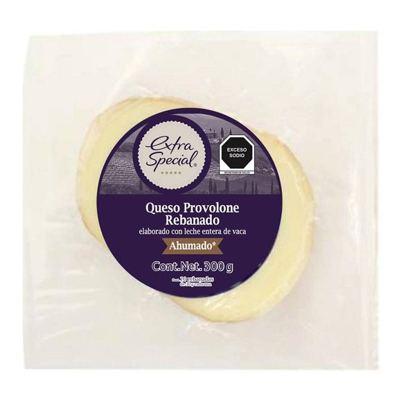 Queso provolone Extra Special ahumado con 10 rebanadas de 30 g c/u