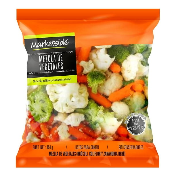 Mezcla de vegetales Marketside brócoli, coliflor y zanahoria baby 454 g