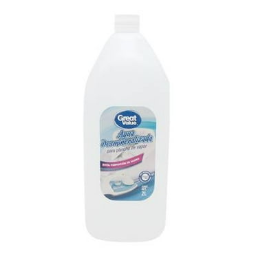 Agua desmineralizada Great Value para plancha de vapor 2 l